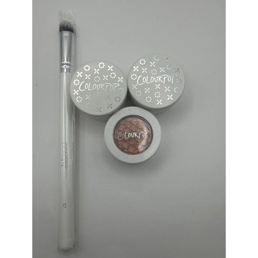 ColourPop Super Shock Shadow Loose Pigments and Brush Set‎ NEW
